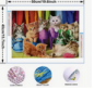 Preview: Diamond Painting Katzenfamilie